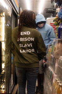 End Prison Slave Labor Jacket